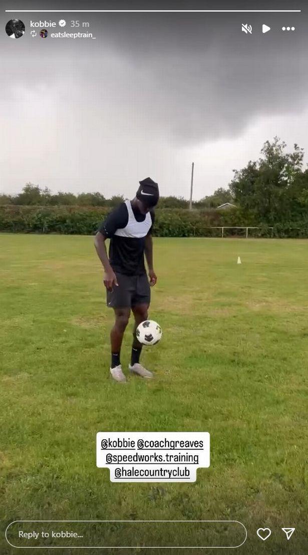 华体会hth-假期不休息,梅努在社媒晒出了自己加练的视频